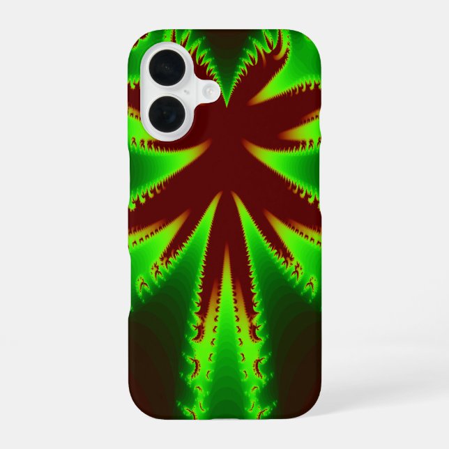 Funda Para iPhone 16 Libélula en llamas (Reverso )