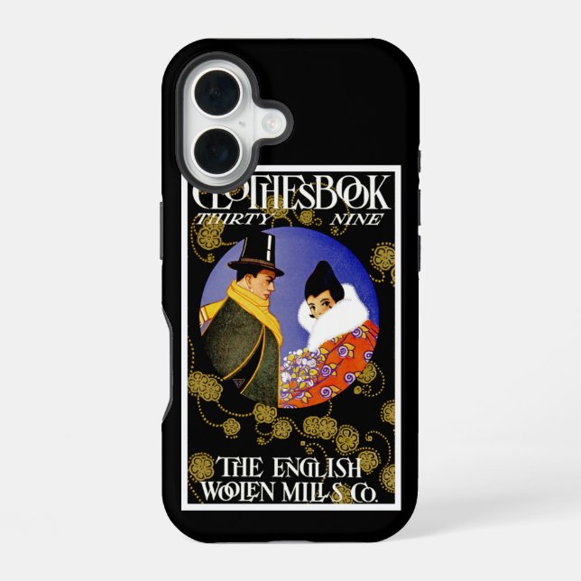 Funda Para iPhone 16 Libro de ropa (Reverso )