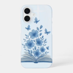 Funda Para iPhone 16 Libro encantado: mariposas y flores