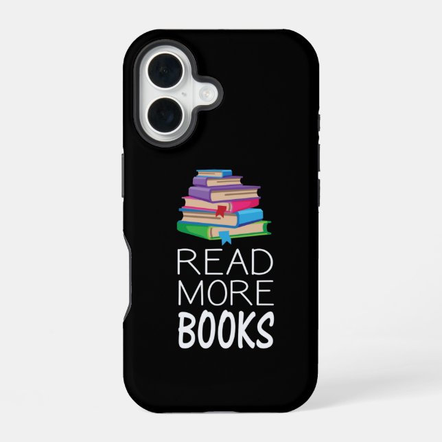 Funda Para iPhone 16 Libros - Leer Más Libros (Reverso )