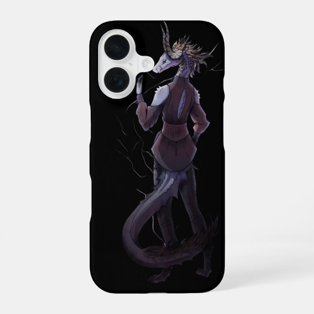 Funda Para iPhone 16 Lightning Dragon (Reverso )
