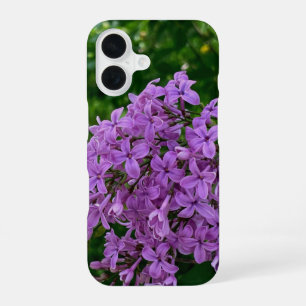 Funda Para iPhone 16 Lililacas moradas romántico elegante foto de color
