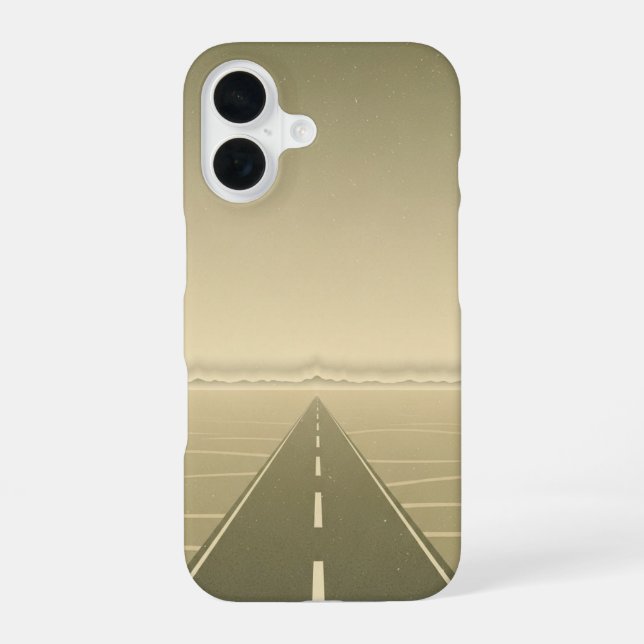 Funda Para iPhone 16 Línea de calor Horizonte (Reverso )