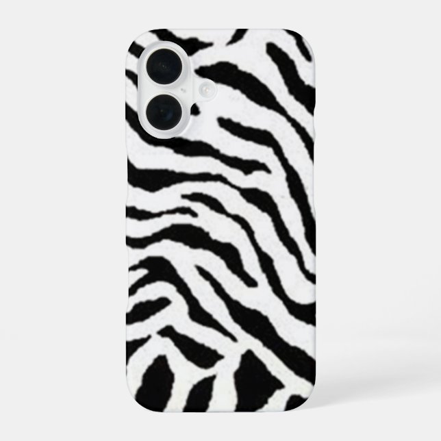 Funda Para iPhone 16 Líneas blancas (Reverso )
