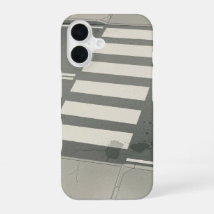 Funda Para iPhone 16 Líneas de paso de peatones retro