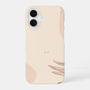 Funda Para iPhone 16 Linktree Floral Colorido Marrón