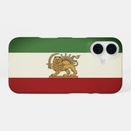 Funda Para iPhone 16 Lion and Sun Flag Phone Case