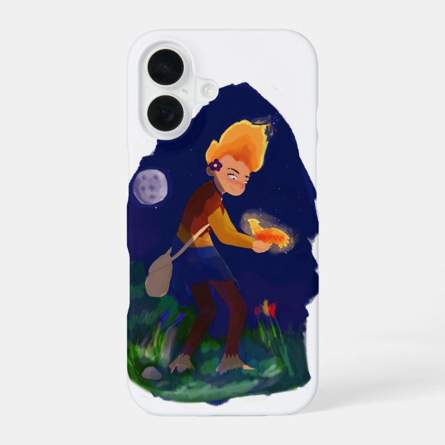 Funda Para iPhone 16 Llama de fuego (Reverso )