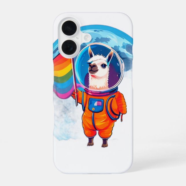 Funda Para iPhone 16 Llama Orgullo (Reverso )