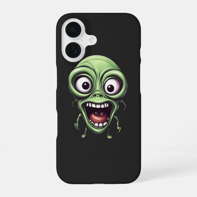Funda Para iPhone 16 Loco extraterrestre (Reverso )