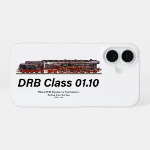 Funda Para iPhone 16 Locomotora de vapor DRB Clase 01.10 Deutsche Reich