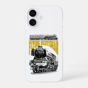 Funda Para iPhone 16 Locomotora de vapor Flying Scotsman. Tren LNER 192