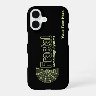 Funda Para iPhone 16 Logo de Sistemas de Camuflaje Fractal