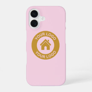 Funda Para iPhone 16 Logotipo de negocio simple para Personalizados
