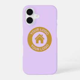 Funda Para iPhone 16 Logotipo Empresarial Personalizado Simple