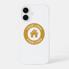 Funda Para iPhone 16 Logotipo Empresarial Personalizado Simple