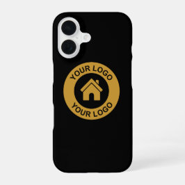 Funda Para iPhone 16 Logotipo Empresarial Personalizado Simple
