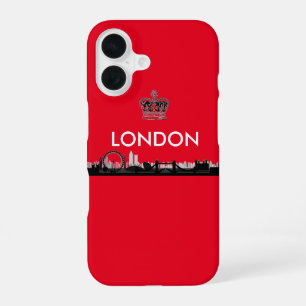 Funda Para iPhone 16 Londres Rojo Británico