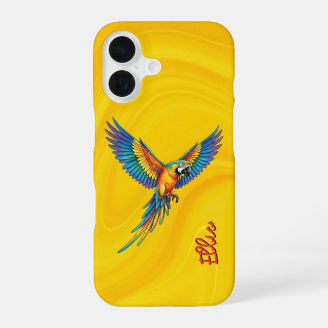Funda Para iPhone 16 Loro (Reverso )