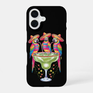 Funda Para iPhone 16 Loro Cinco De Mayo Divertido Bebiendo Fiesta Mexic