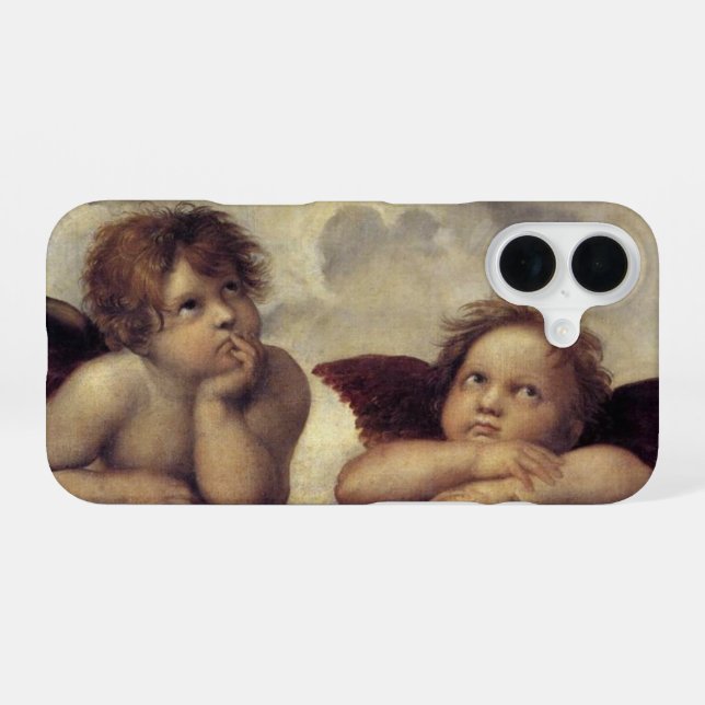 Funda Para iPhone 16 Los ángeles de Raphael (Reverso Horizontal)