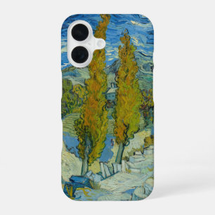 Funda Para iPhone 16 Los cipreses de Van Gogh - Arte de cielo azul arre