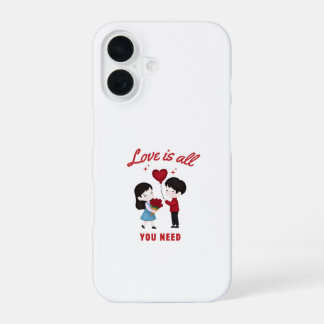 Funda Para iPhone 16 Love Is All You Need