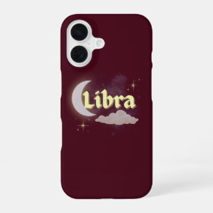 Funda Para iPhone 16 Luna Celestial Libra Nubes Estrellas Astrología Ar
