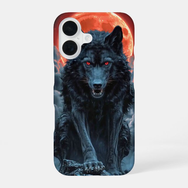 Funda Para iPhone 16 luna de sangre (Reverso )