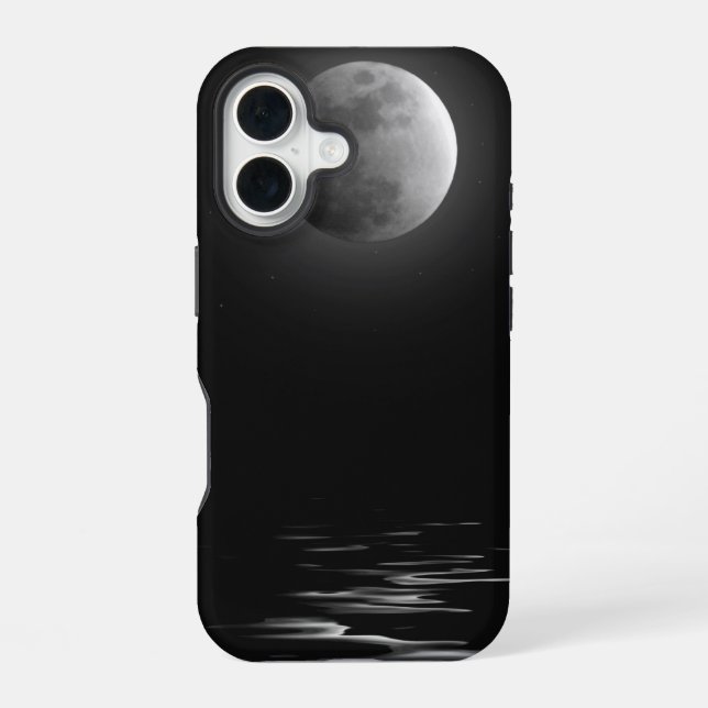 Funda Para iPhone 16 Luna Llena (Reverso )