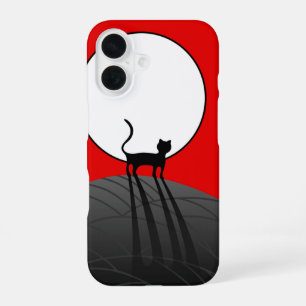 Funda Para iPhone 16 Luna y Gato completos