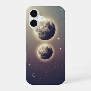 Funda Para iPhone 16 Lunas Dobles Vintage