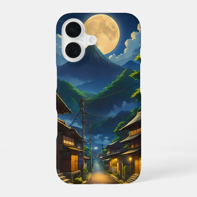 Funda Para iPhone 16 Luz de luna de Java (Reverso )