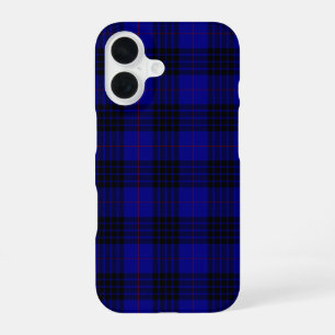 Funda Para iPhone 16 MacKay tartan azul chapa