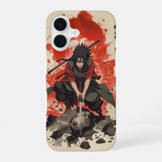 Funda Para iPhone 16 Madara Uchiha – Cinematic Watercolor  iphone case