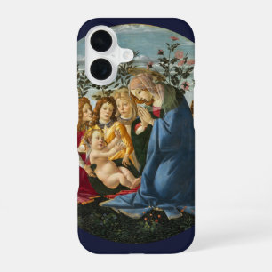 Funda Para iPhone 16 Madonna Adorando al Niño con 5 Ángeles Botticelli