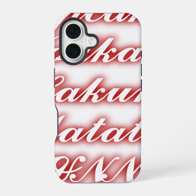 Funda Para iPhone 16 Magdalenas rojas Vodka  Hakuna Matata DIVERTIDO. (Reverso )