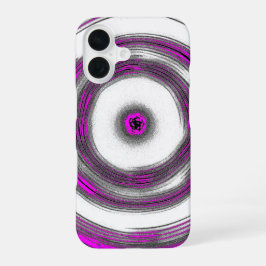 Funda Para iPhone 16 Magenta Ripple Case