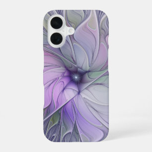 Funda Para iPhone 16 Magnífica Belleza Moderna Resumen Flor de Arte Fra