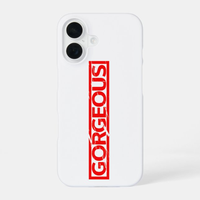 Funda Para iPhone 16 Magnífica estampilla (Reverso )