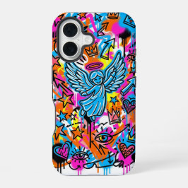 Funda Para iPhone 16 Majestic Neon Angel Icon Phone iPhone 16 case