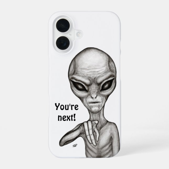Funda Para iPhone 16 ¡Mala Alien, eres la siguiente! (Reverso )