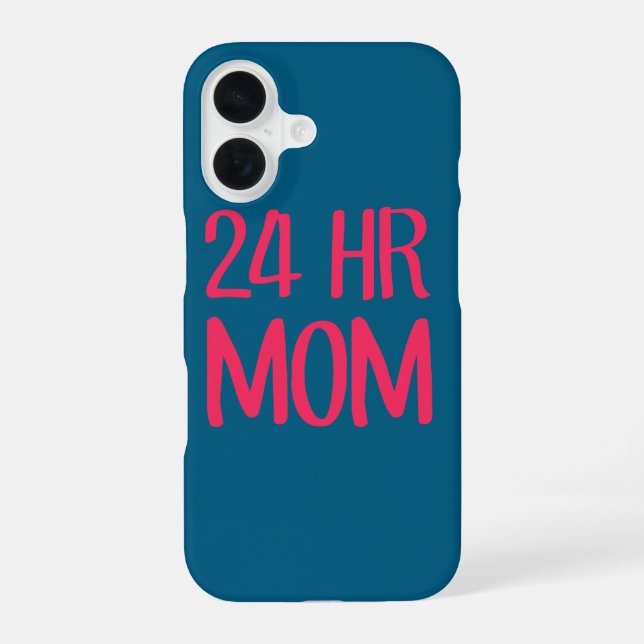 Funda Para iPhone 16 Mamá 24 hrs (Reverso )