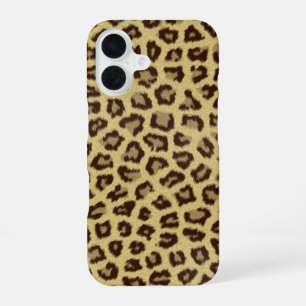 Funda Para iPhone 16 Manchas de Leopardo Doradas