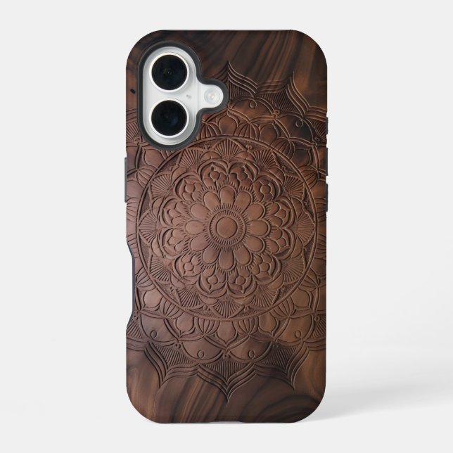 Funda para iPhone 16 Mandala (Reverso )