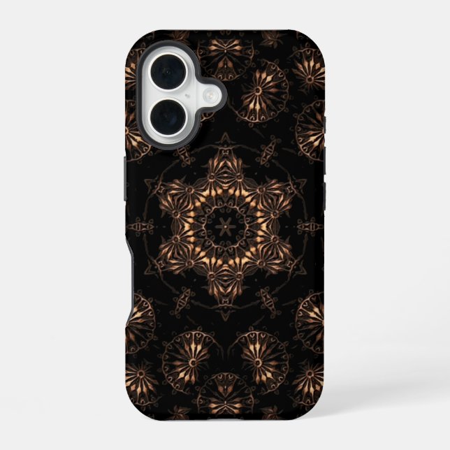 Funda Para iPhone 16 Mandala de la Edad de Bronce (Reverso )