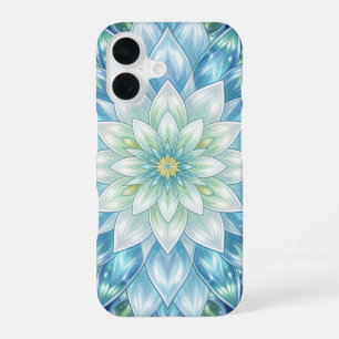 Funda Para iPhone 16 Mandalas de Nenúfar de Agua Blanca Hielo