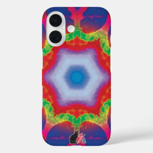 Funda para iPhone 16 Mandril Kaleidoscopio