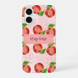 Funda Para iPhone 16 Mantén Crujiente (manzana)