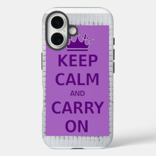Funda Para iPhone 16 Mantén la calma y sigue adelante